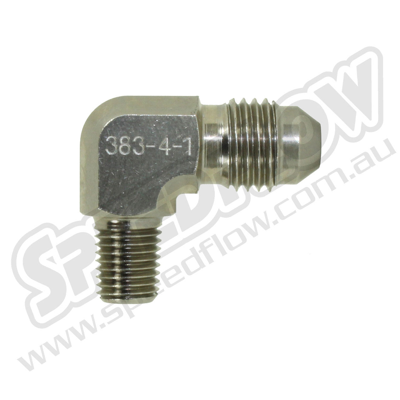 383 Series AN Flare to NPT Steel 90 Degree Adapters