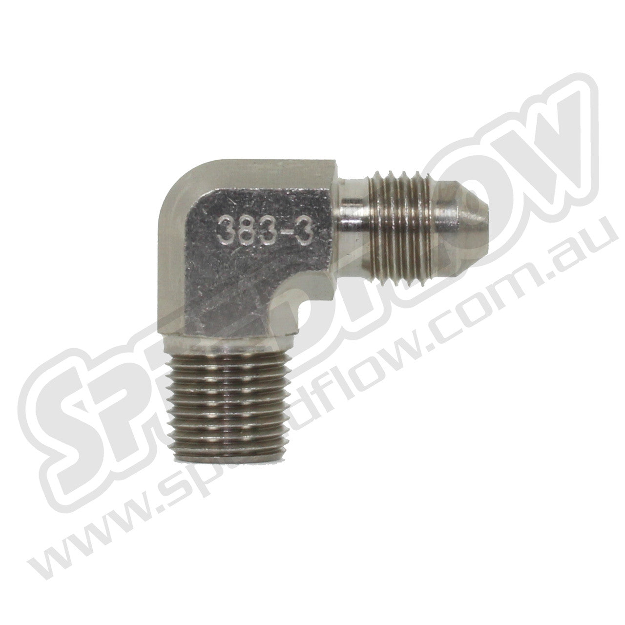 383 Series AN Flare to NPT Steel 90 Degree Adapters