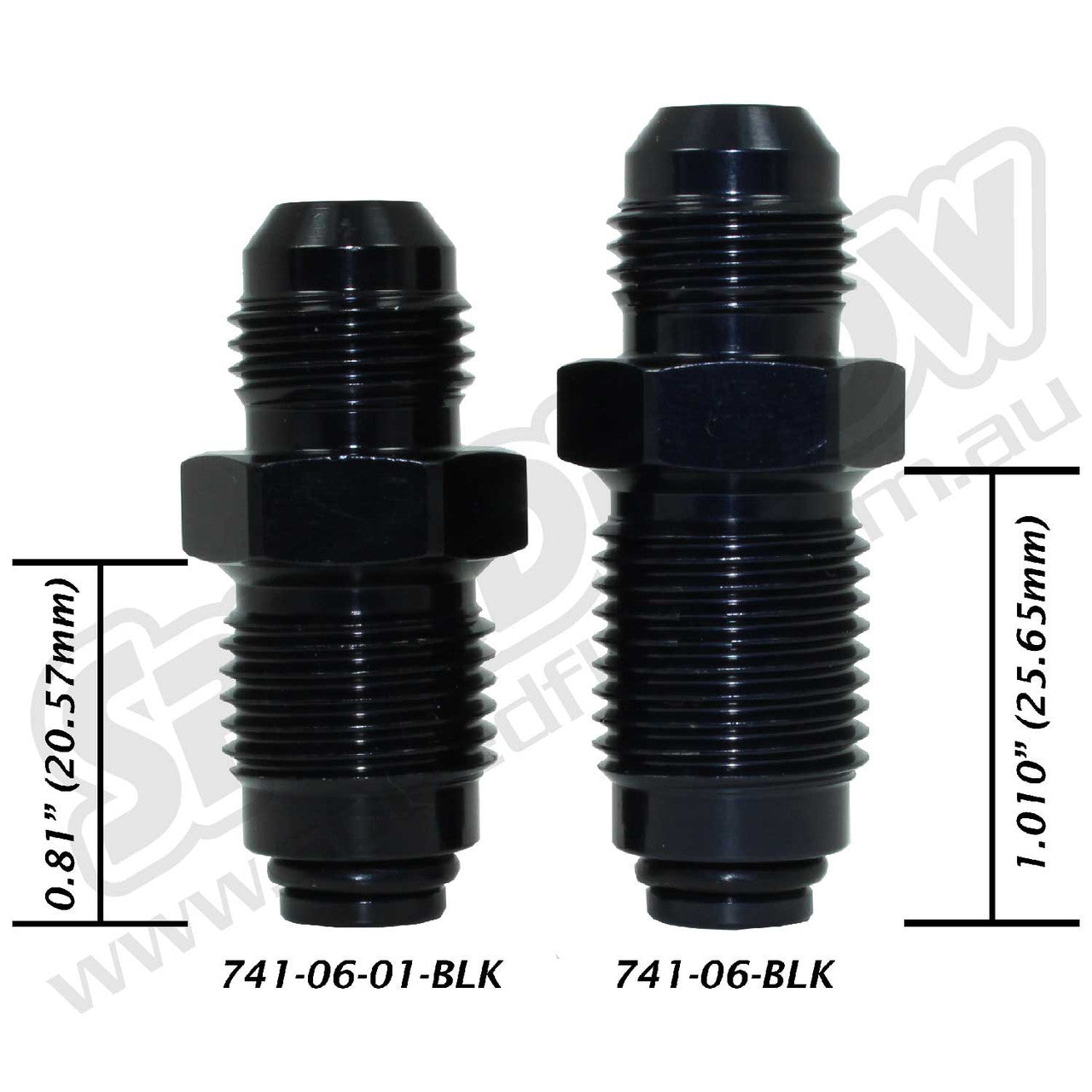 Metric Bump Tube to AN Male