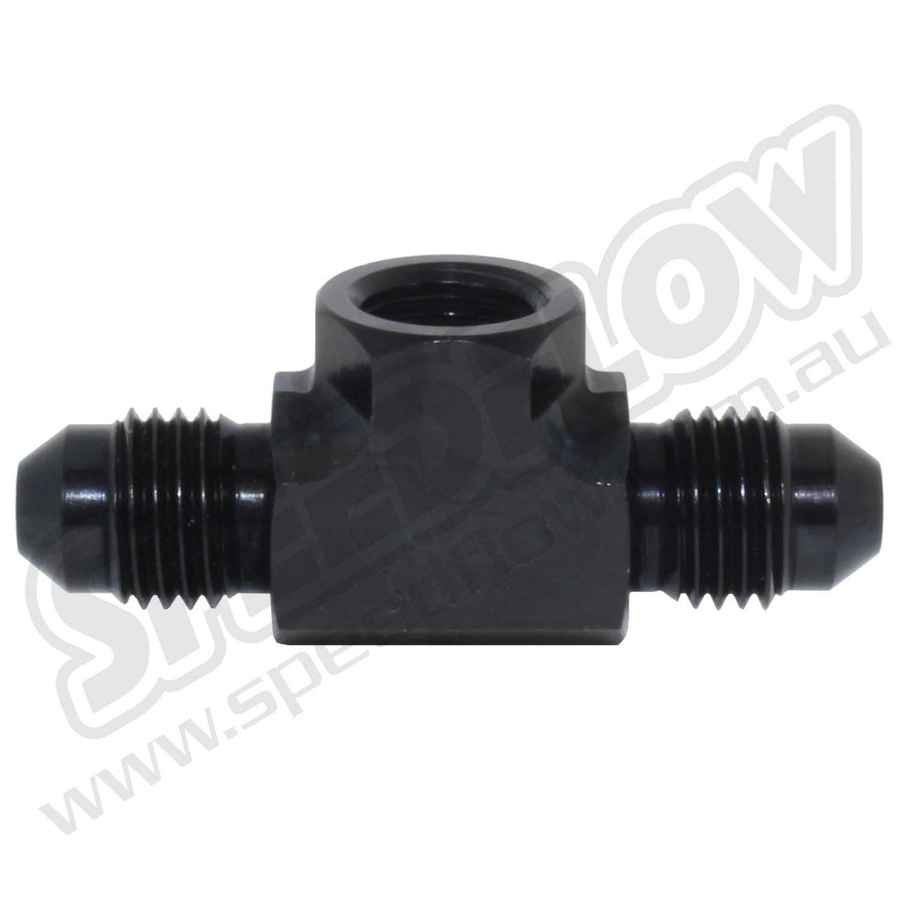 Male -4 Tee with 1/8"NPT Port on Branch