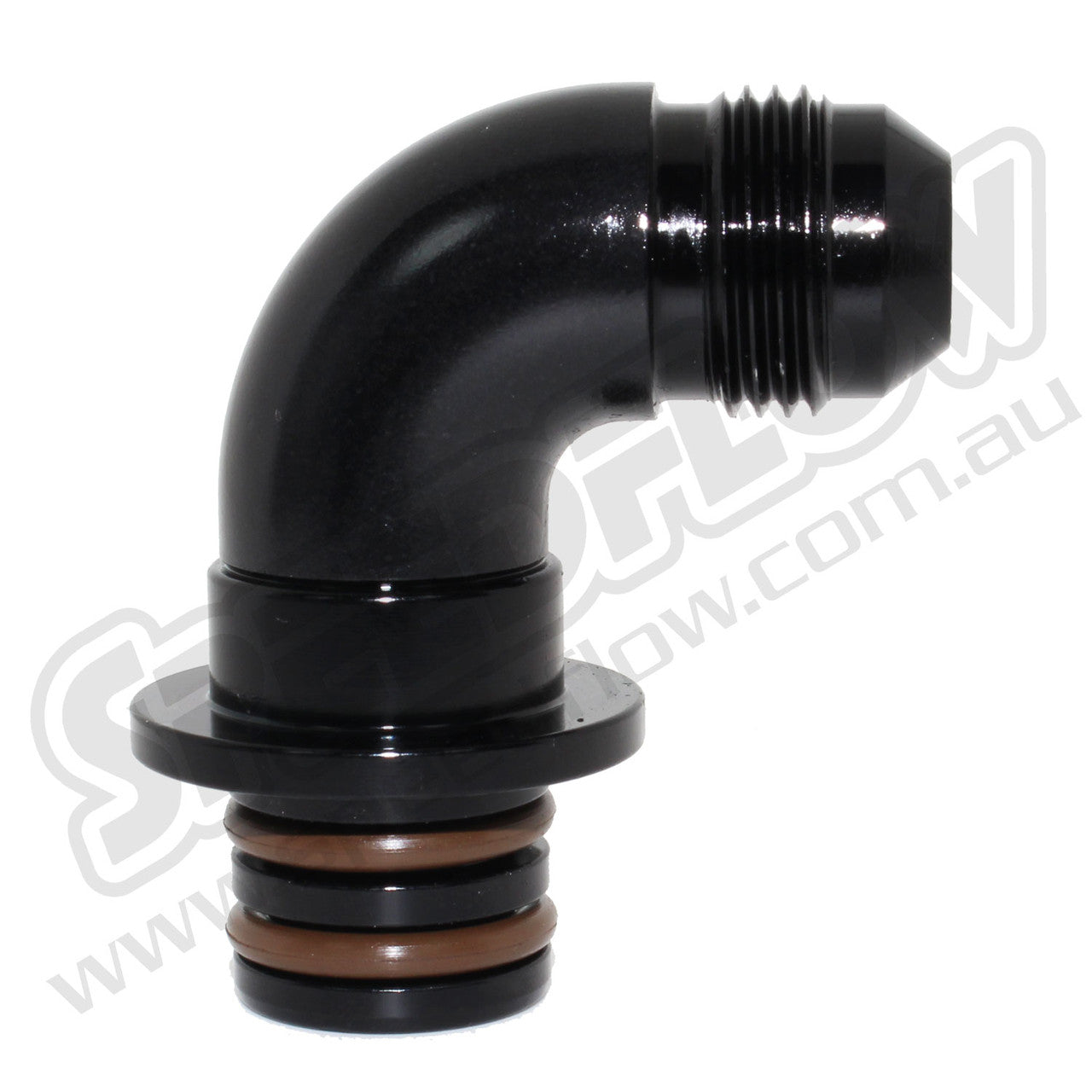 AN Male to Transmission 90° Adapter