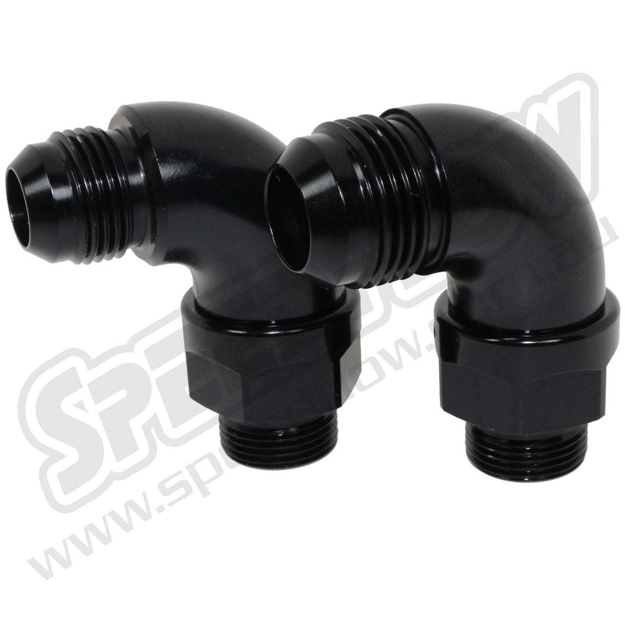 AN Male to M22 x 1.5 Male 90 Degree Adapter