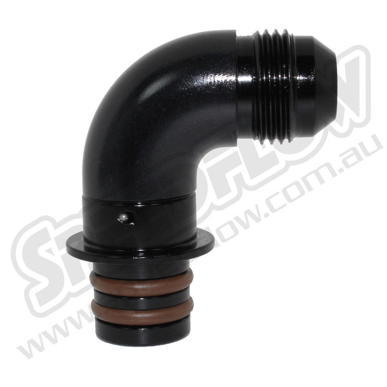 AN Male to Transmission 90° Adapter