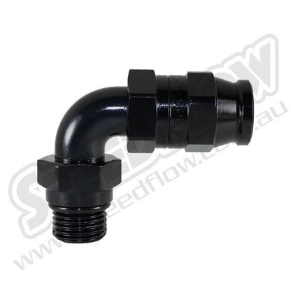 200 Series 90 Degree Crimp Hose End to ORB...From: