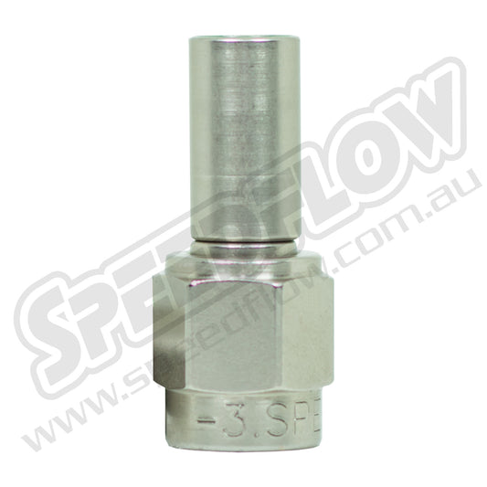 520 Series Steel Straight Crimp Hose Ends