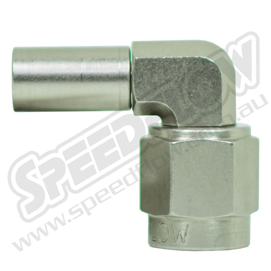 520 Series Steel 90 Degree Crimp Hose Ends