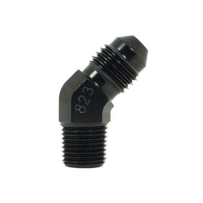 823 Series AN Flare to NPT 45 Degree Adapters